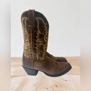 Laredo Breakout Rust Leather Cowboy Boots, Brown 68354 (HF17) , Men’s 8